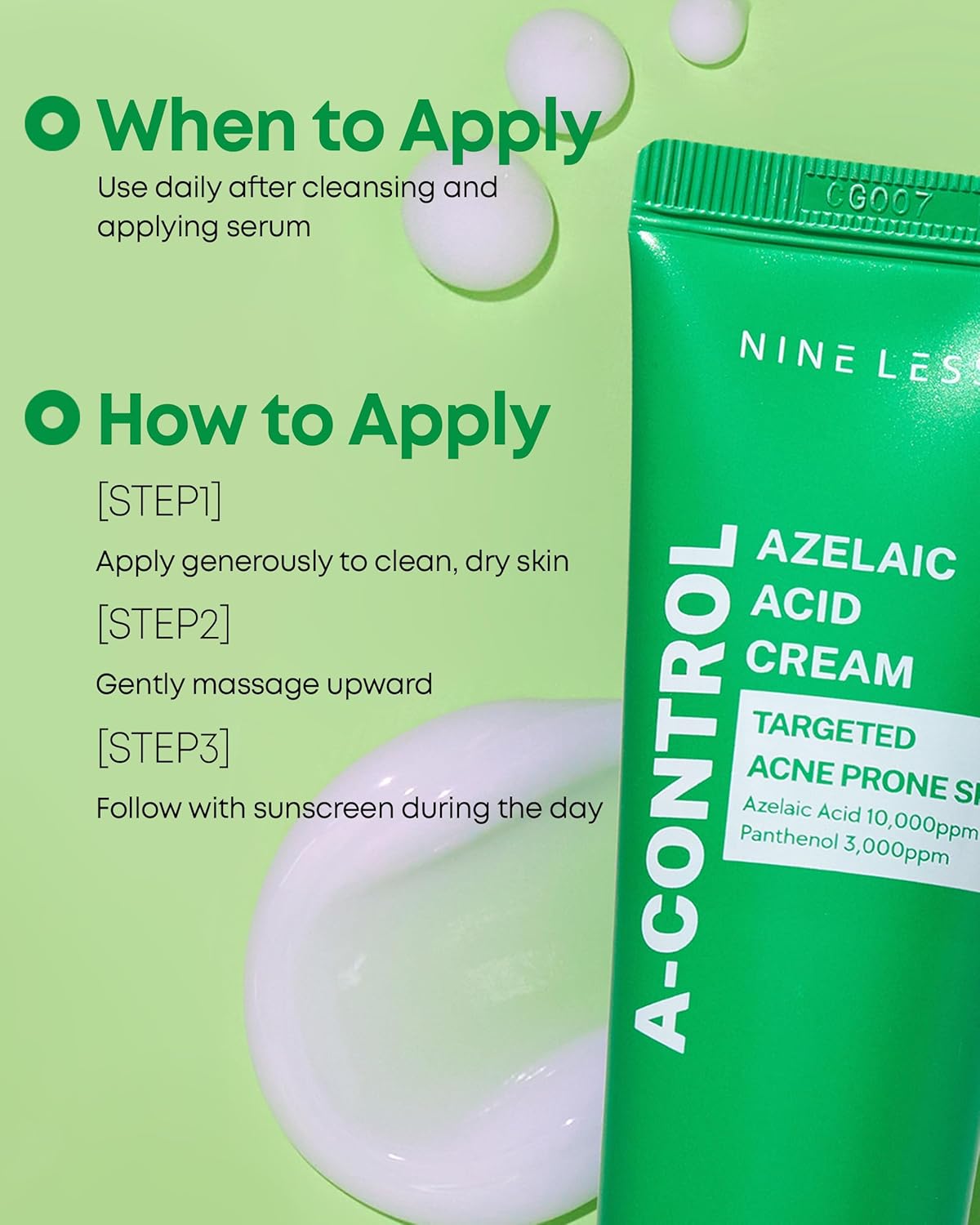 NINELESS A-Control Azelaic Acid Cream 50ml