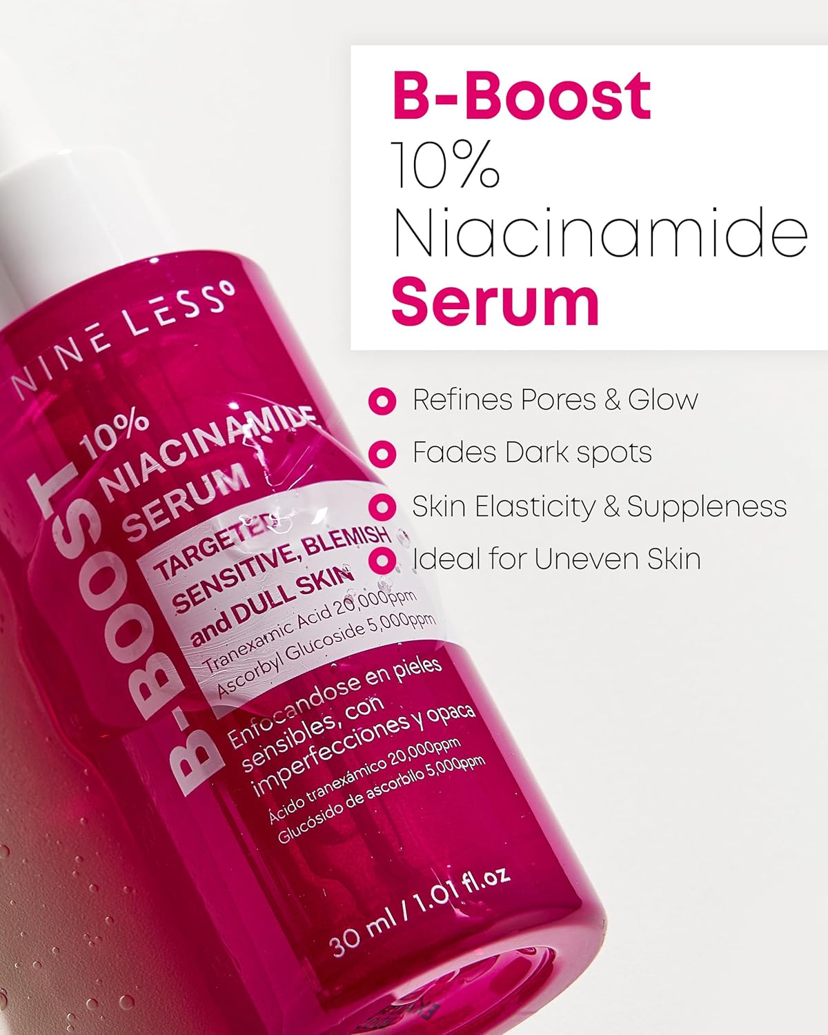 NINELESS B-Boost 10% Niacinamide Serum 30ml