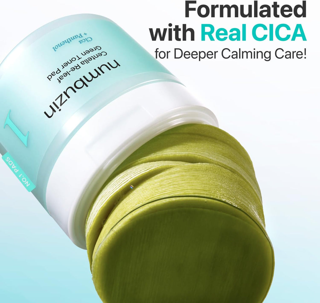 NUMBUZIN No.1 Centella Re-leaf Green Toner Pad 190ml (70 pads)