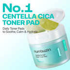 NUMBUZIN No.1 Centella Re-leaf Green Toner Pad 190ml (70 pads)