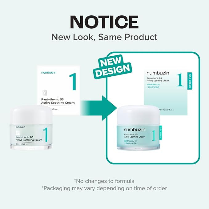 NUMBUZIN No.1 Pantothenic B5 Active Soothing Cream 80ml