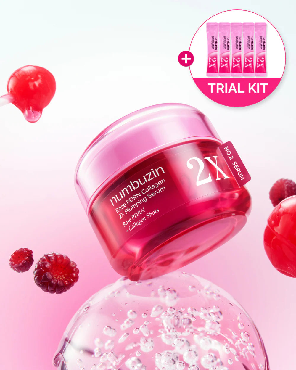 NUMBUZIN No.2 Rose PDRN Collagen 2X Plumping Serum 30ml