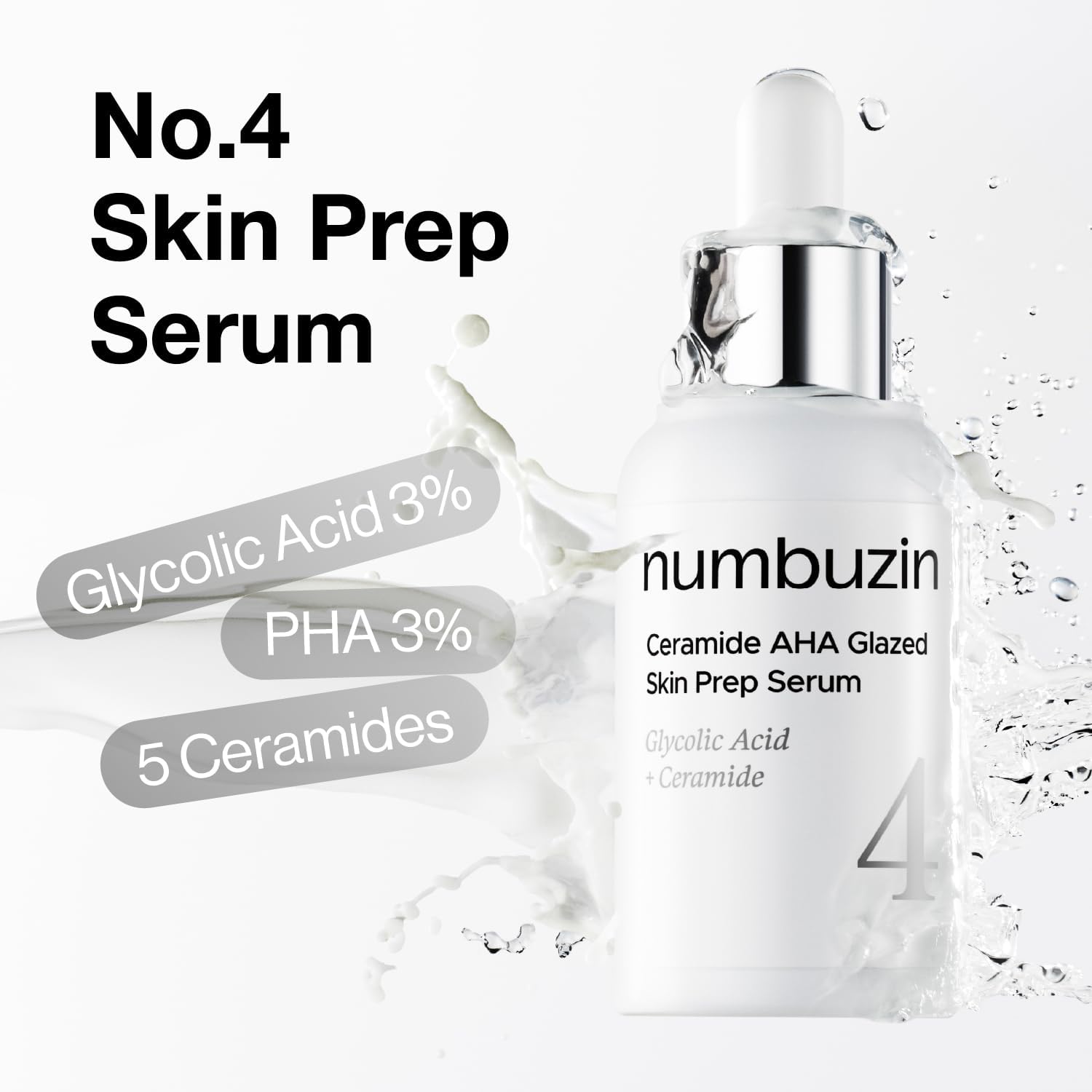 NUMBUZIN No.4 Ceramide AHA Glazed Skin Prep Serum 30ml