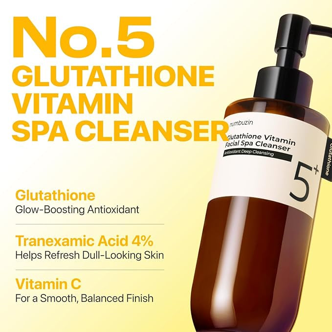NUMBUZIN No.5+ Glutathione Vitamin C Facial Spa Cleanser 200ml