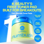 NUMBUZIN Zero Blemish Azela Cica Balancing Dual Pads 210ml