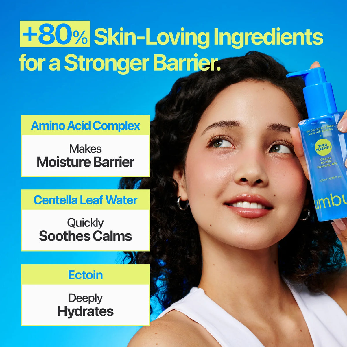 NUMBUZIN Zero Blemish Oil-Free Micellar Cleansing Jelly 200ml