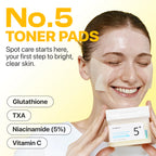 NUMBUZIN No.5 Glutathione Vitamin-Niacinamide Concentrated Toner Pads