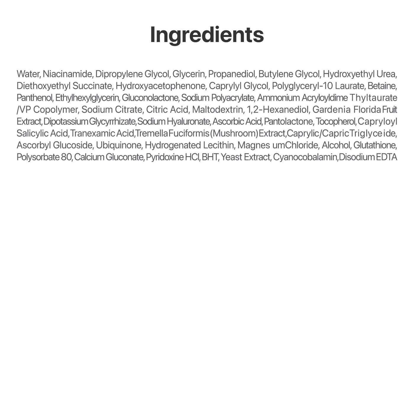 NUMBUZIN No.5 Glutathione Vitamin-Niacinamide Concentrated Toner Pads