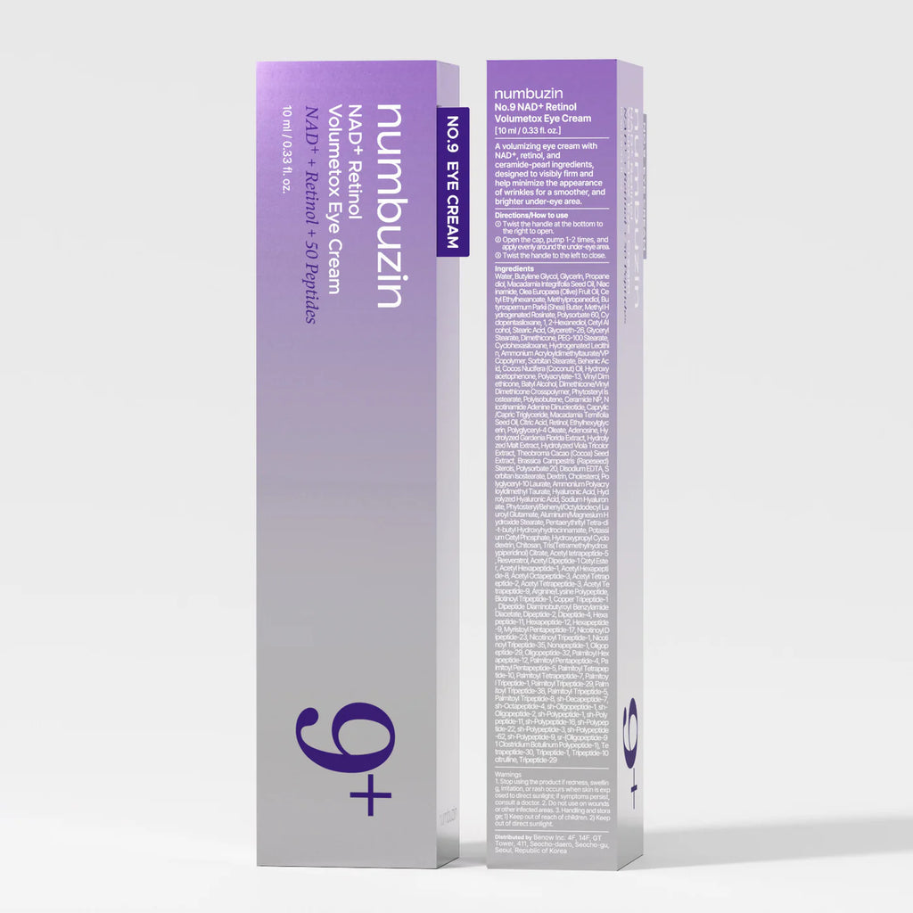 NUMBUZIN No.9 NAD+ Retinol Volumetox Eye Cream 10ml