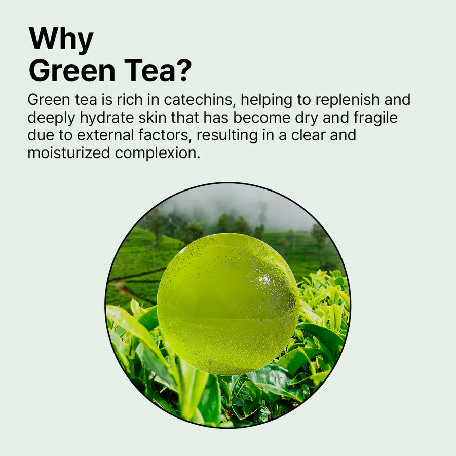 ONGREDIENTS Jeju Green Tea Cleansing Ball