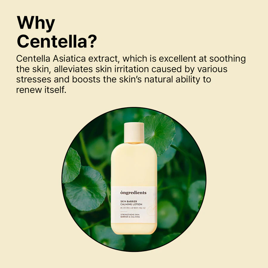 ONGREDIENTS Skin Barrier Calming Lotion 220ml