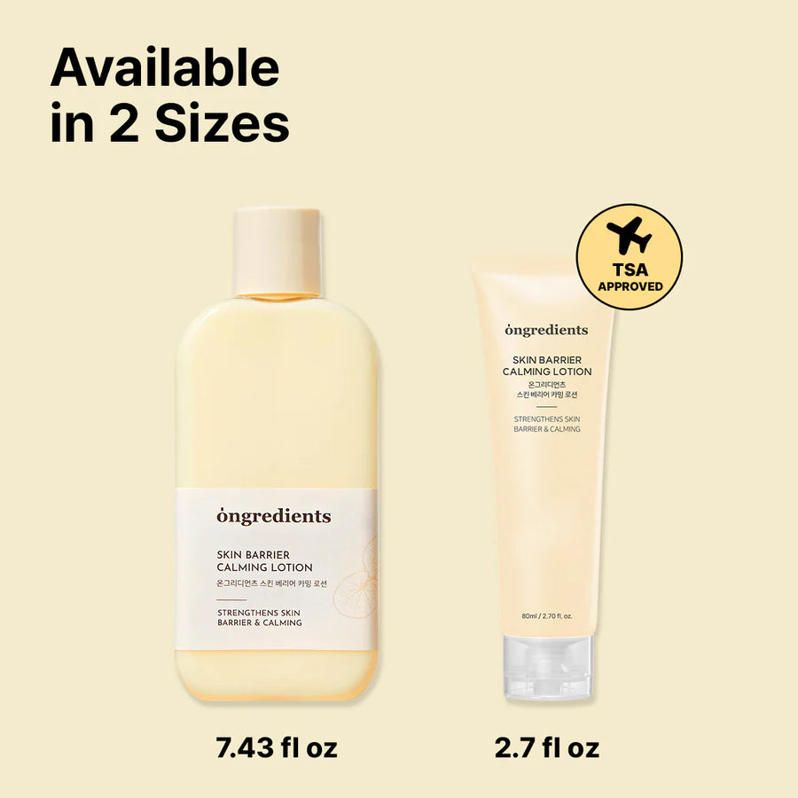 ONGREDIENTS Skin Barrier Calming Lotion 220ml