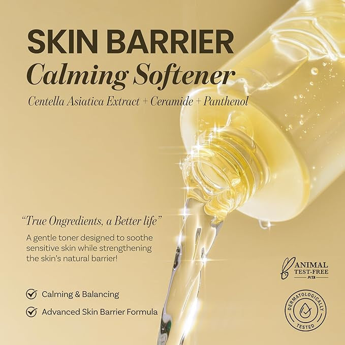 ONGREDIENTS Skin Barrier Calming Softener 250ml