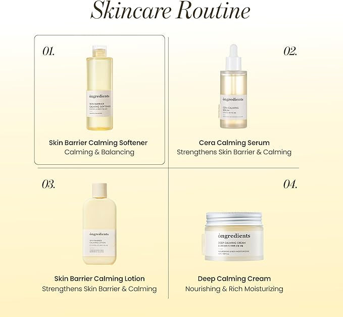 ONGREDIENTS Skin Barrier Calming Softener 250ml