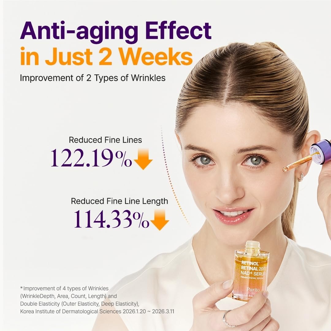 PURITO Retinol + Retinal 2000 NAD+ Serum 30ml