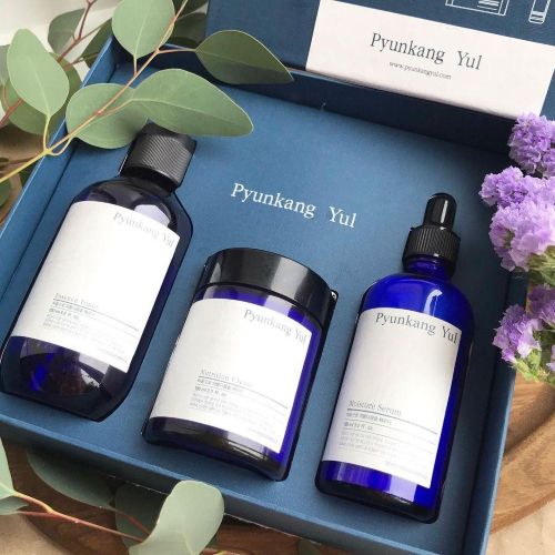 PYUNKANG YUL Moisture Skincare Set (Essence Toner 200ml + Moisture Serum 100ml +N Cream 100ml)