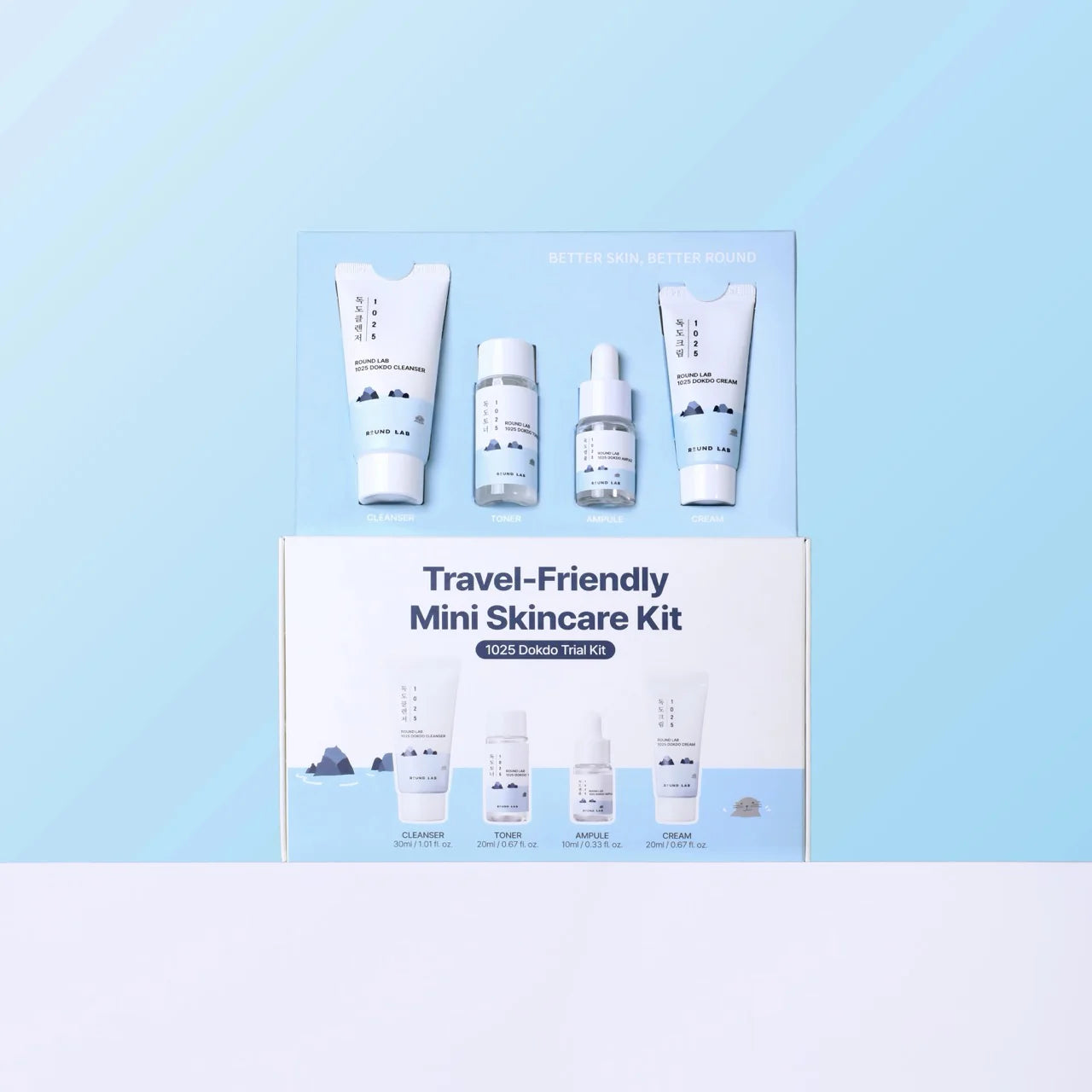 ROUND LAB 1025 Dokdo Travel Routine Trial Kit (30+20+10+20)ml