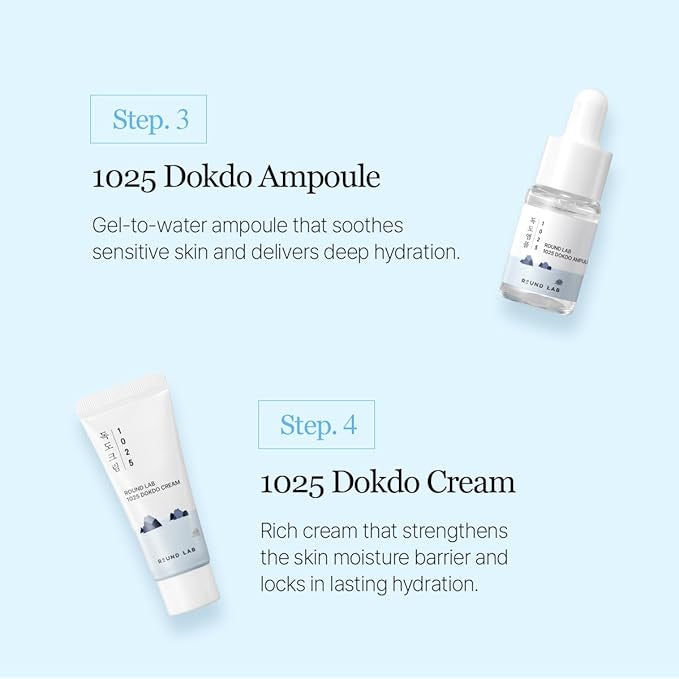 ROUND LAB 1025 Dokdo Travel Routine Trial Kit (30+20+10+20)ml