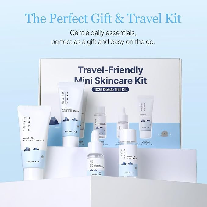 ROUND LAB 1025 Dokdo Travel Routine Trial Kit (30+20+10+20)ml