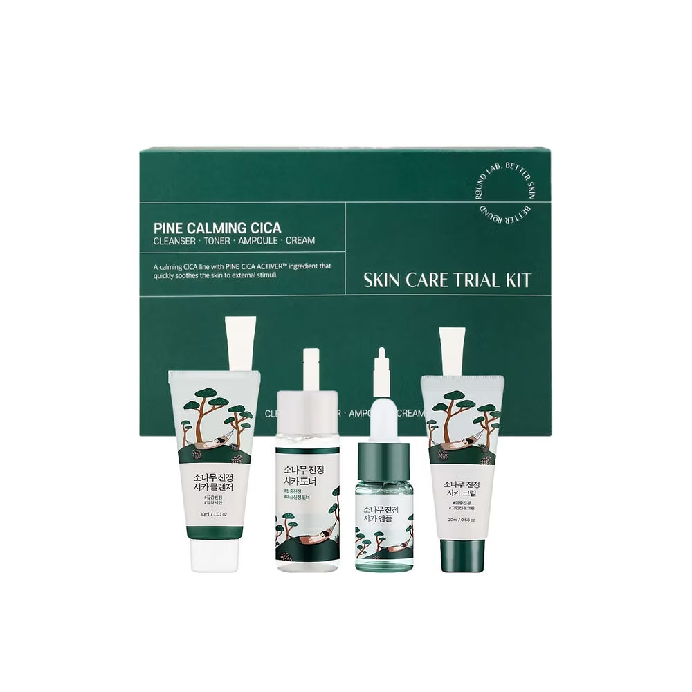 ROUND LAB Pine Calming Cica Trial Kit (30ml+20ml+10ml+20ml)