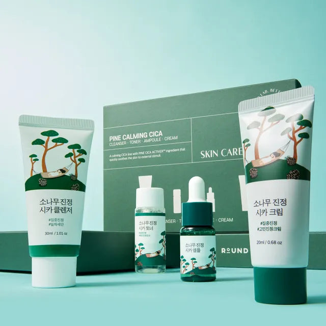 ROUND LAB Pine Calming Cica Trial Kit (30ml+20ml+10ml+20ml)