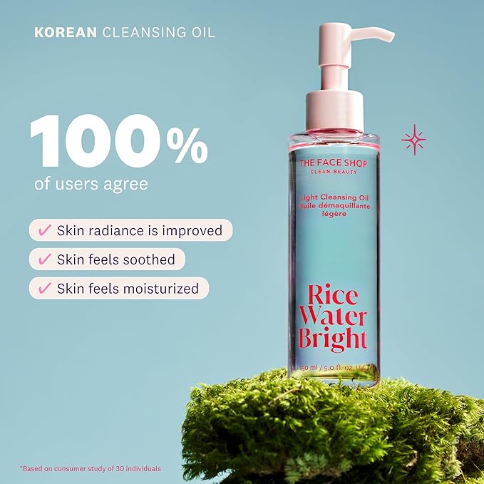 THE FACE SHOP Rice Water Bright Light Facial Cleansing Oil 150ml