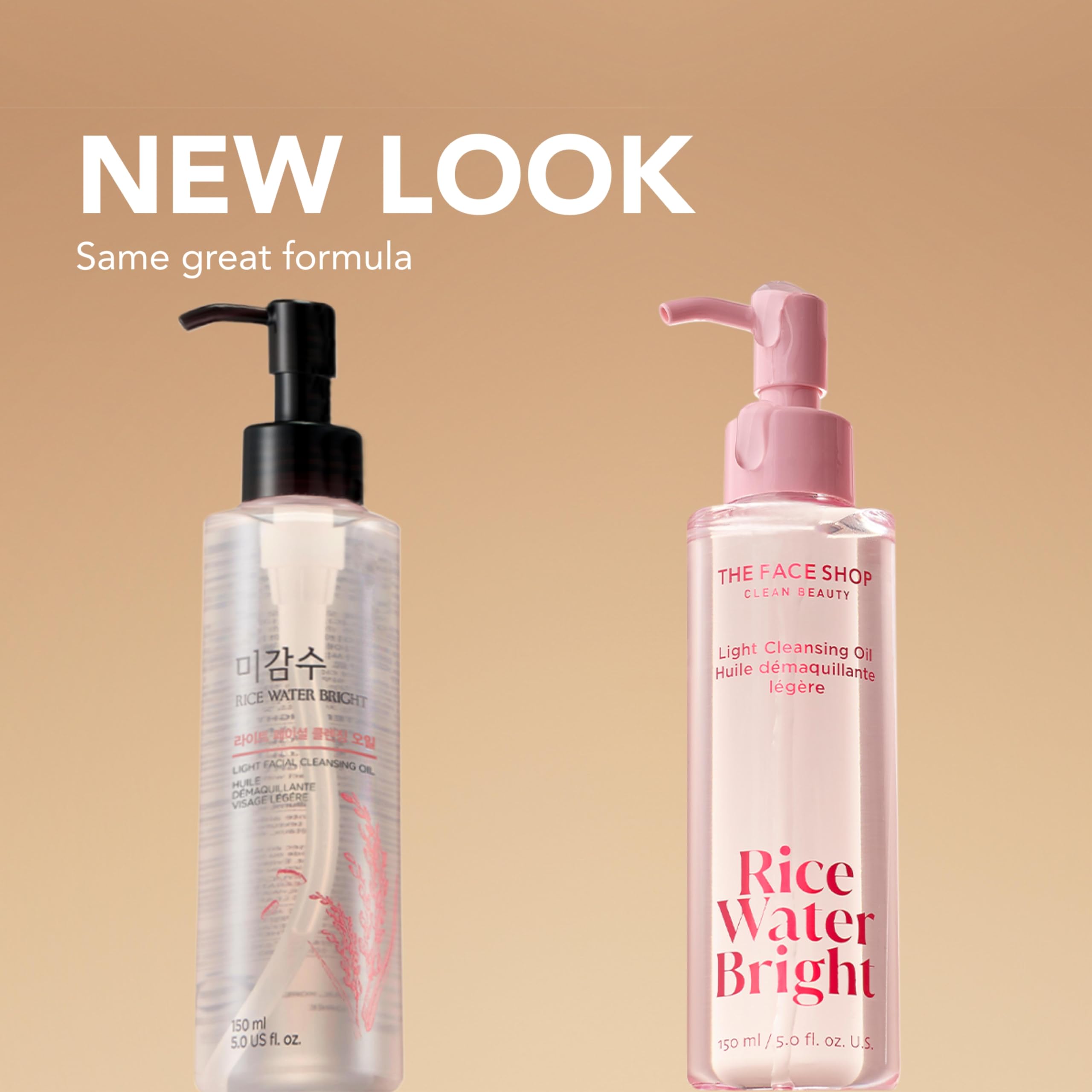 THE FACE SHOP Rice Water Bright Light Facial Cleansing Oil 150ml