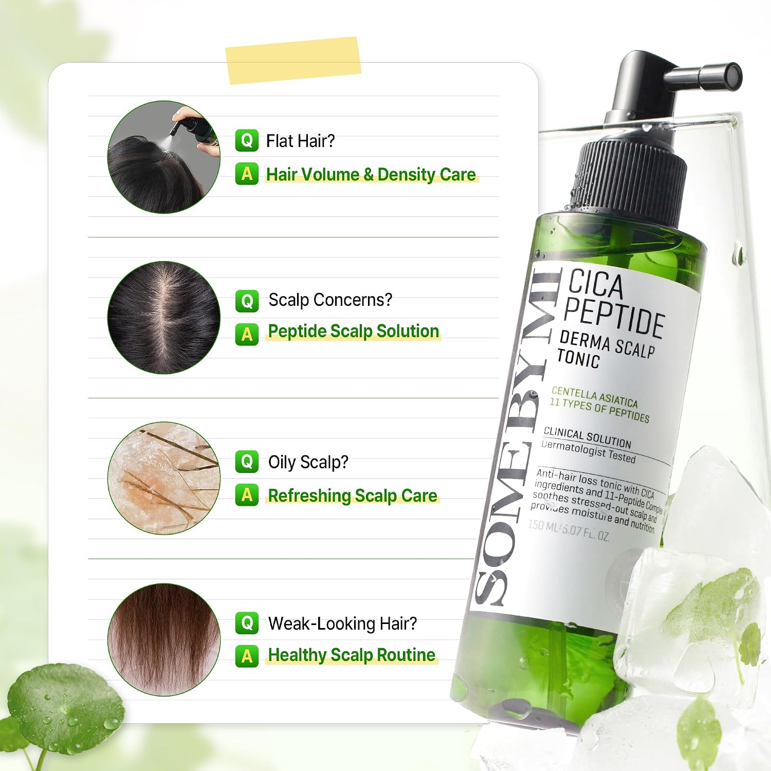 SOME BY MI Cica Peptide Anti Hair Loss Derma Scalp Tonic 150ml