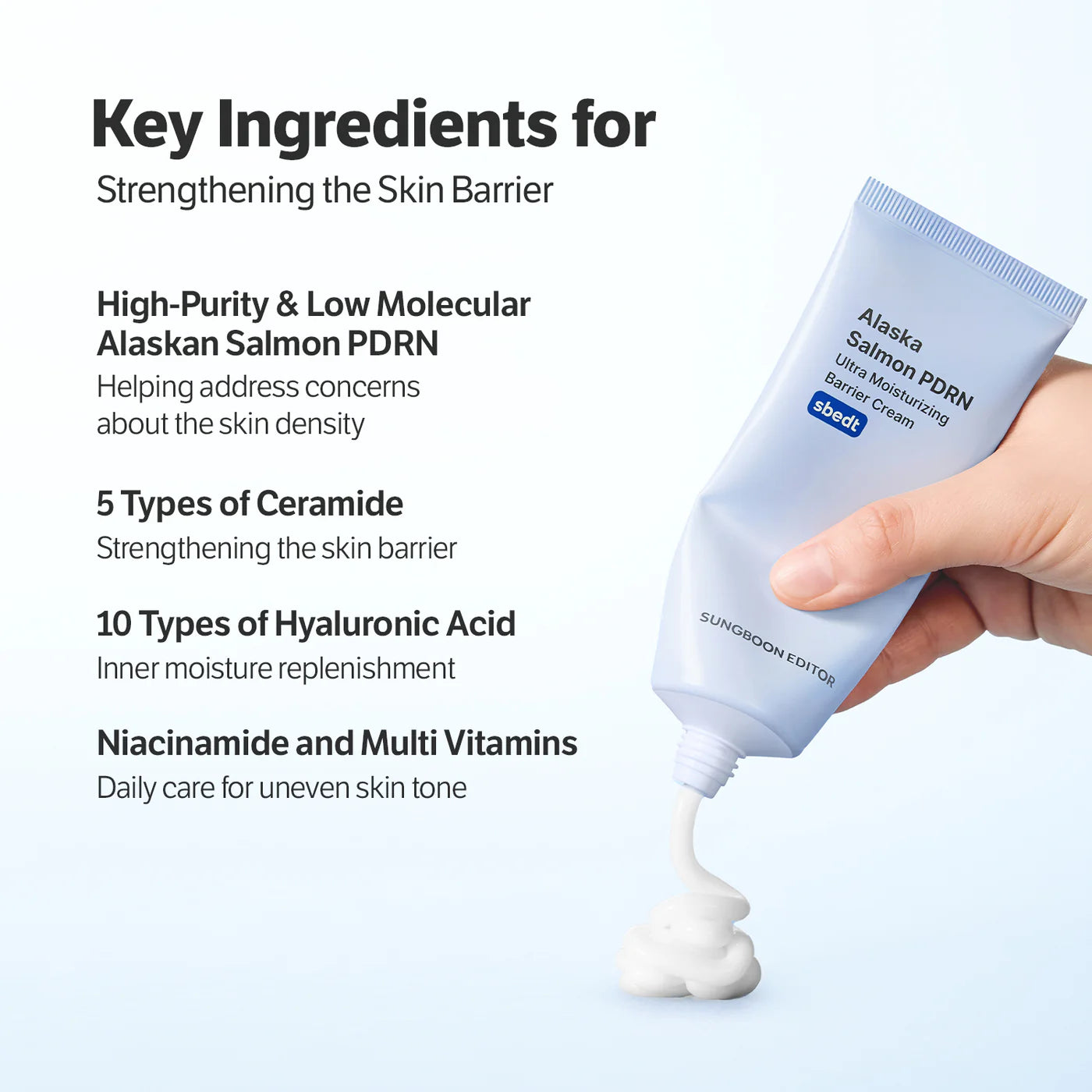 SUNGBOON EDITOR Alaska Salmon PDRN Ultra Moisturizing Barrier Cream 50ml
