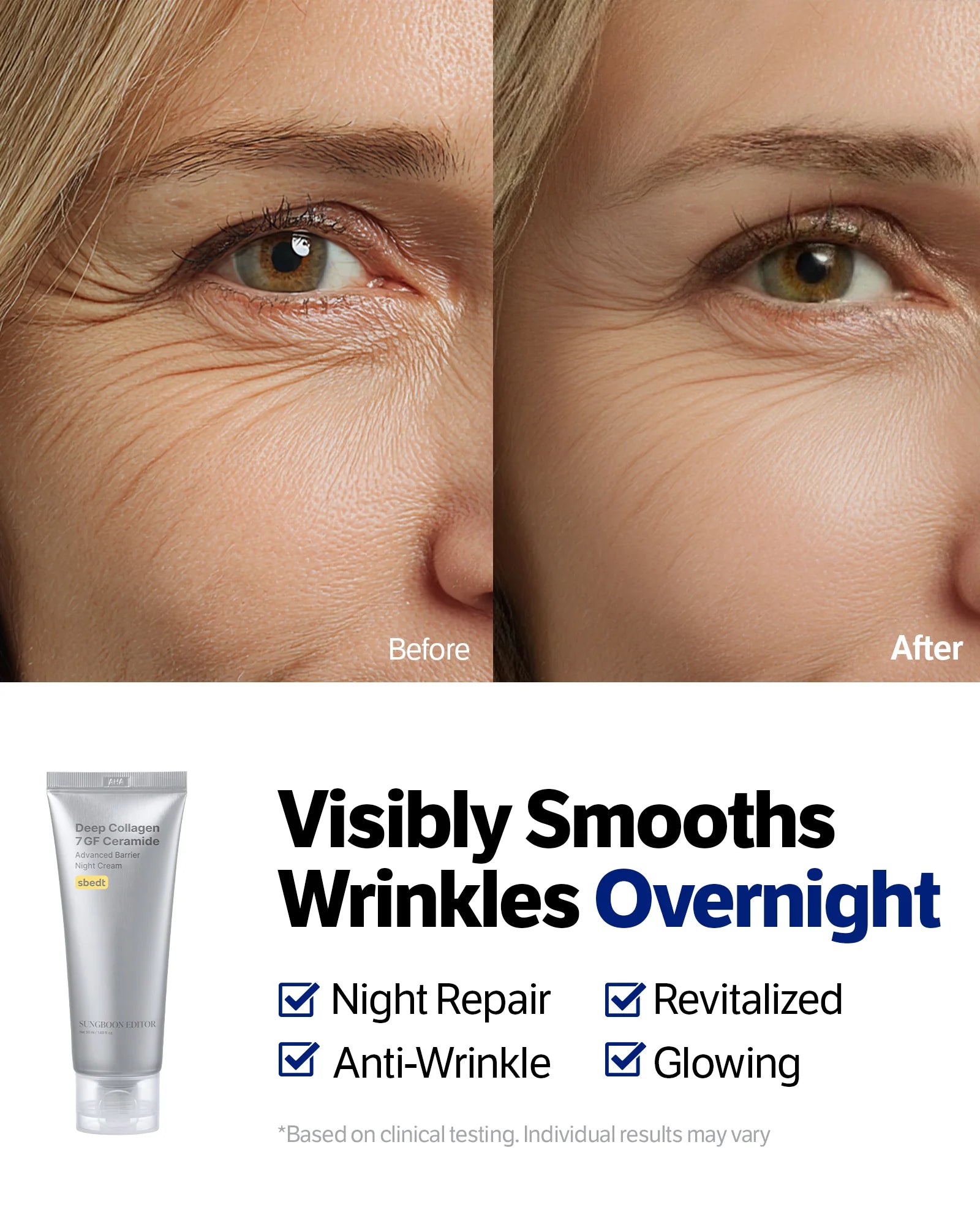SUNGBOON EDITOR Deep Collagen 7GF Ceramide Advanced Barrier Night Cream 50ml