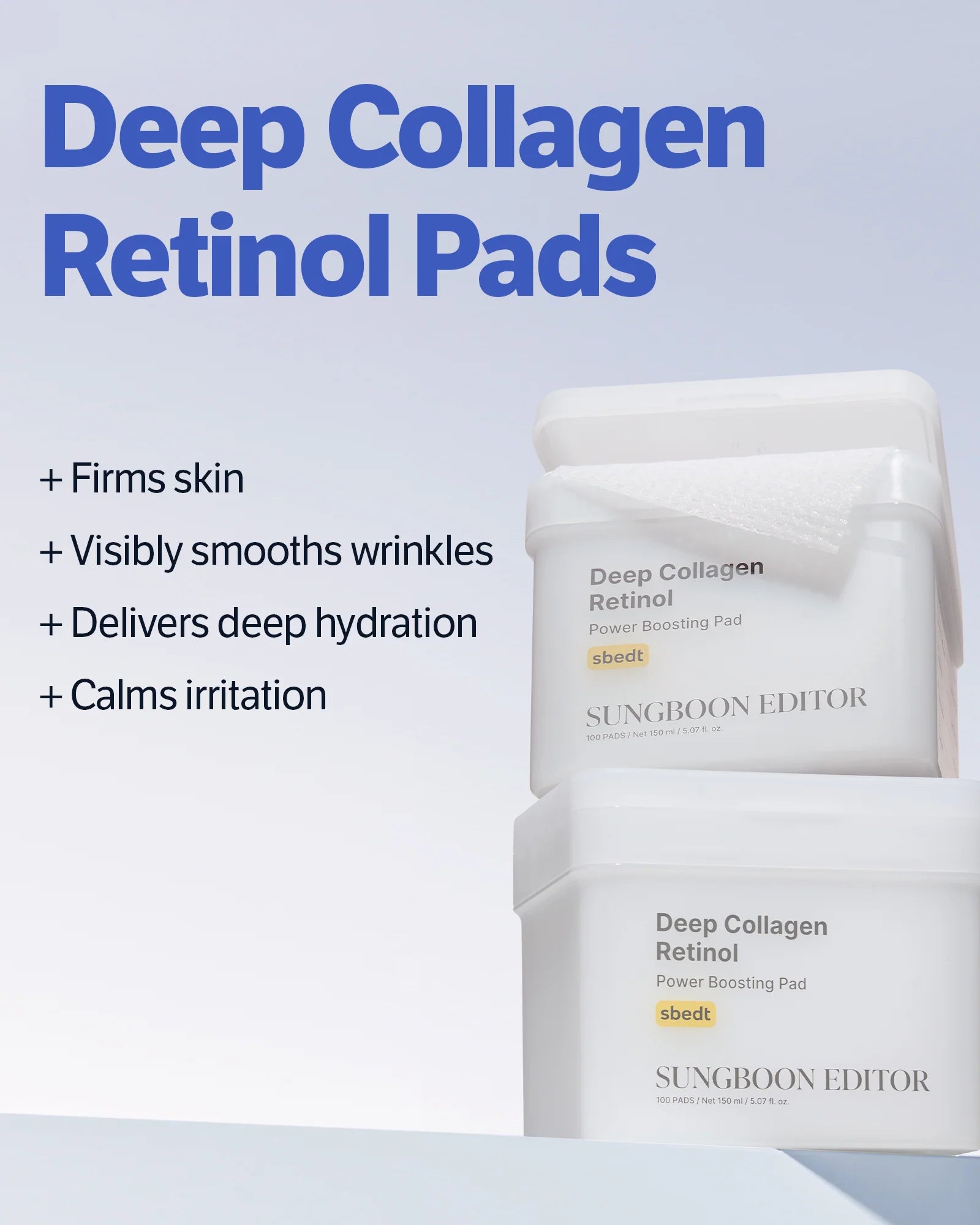 SUNGBOON EDITOR Deep Collagen Retinol Pad 190ml(100pads)