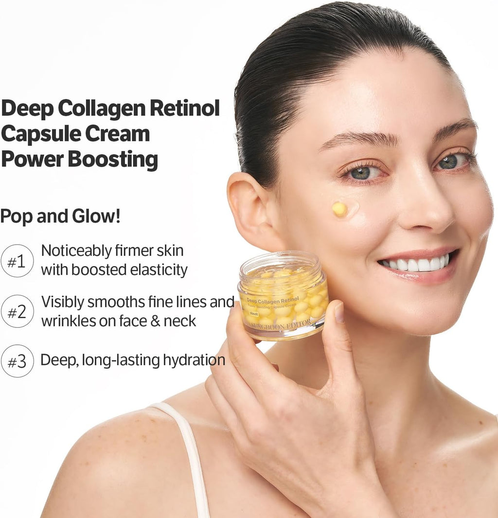 SUNGBOON EDITOR Deep Collagen Retinol Power Boosting Capsule Cream 50ml
