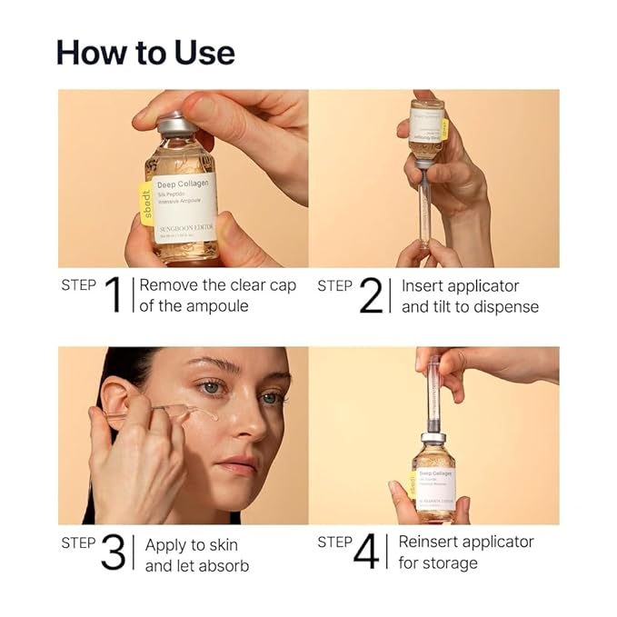 SUNGBOON EDITOR Deep Collagen Silk Peptide Intensive Ampoule 40ml