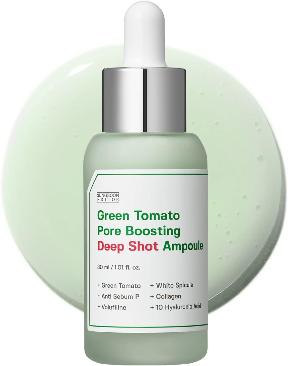 SUNGBOOON EDITOR Green Tomato Pore Boosting Deep Shot Ampoule 30ml