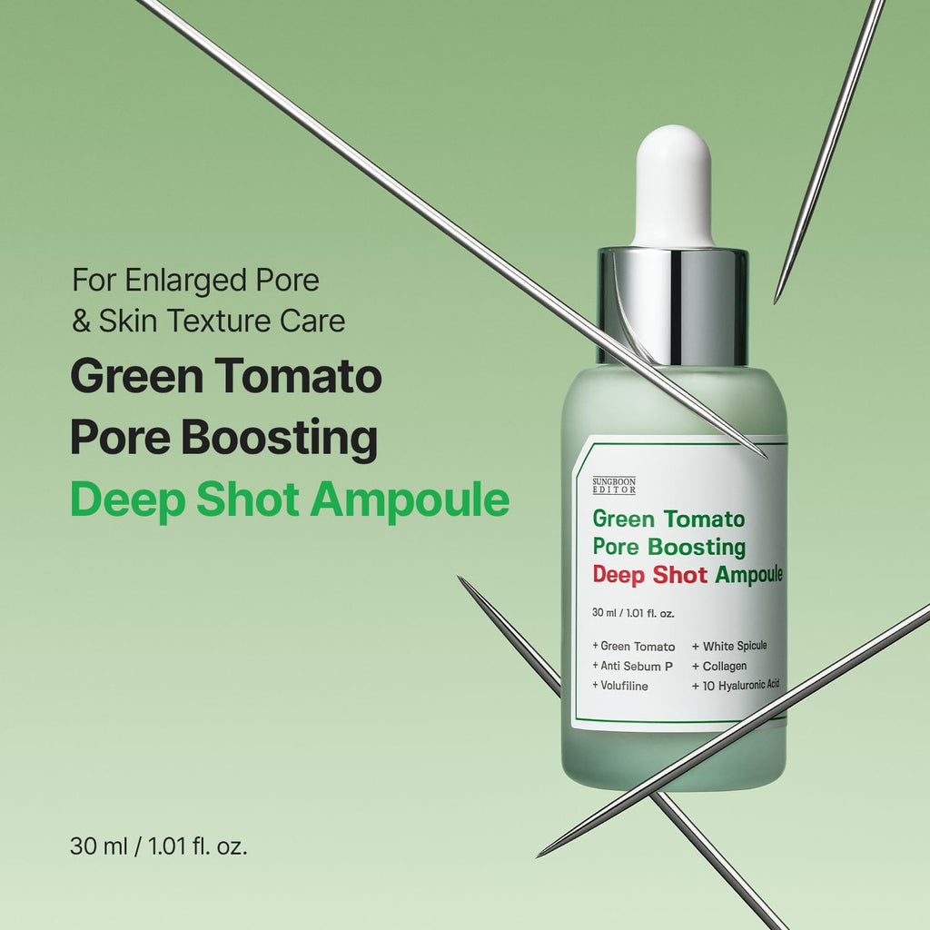 SUNGBOOON EDITOR Green Tomato Pore Boosting Deep Shot Ampoule 30ml