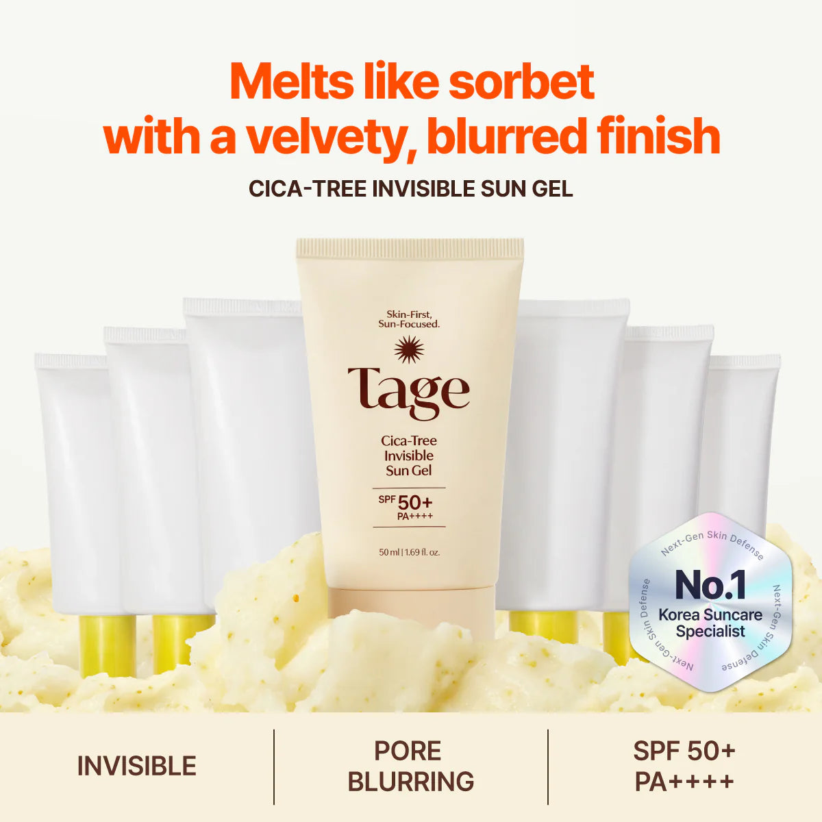 TAGE Cica-Tree Invisible Sun Gel 50ml
