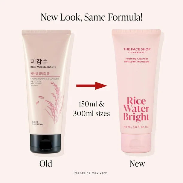 THE FACE SHOP ice Water Bright Foaming Facial Cleanser 300ml