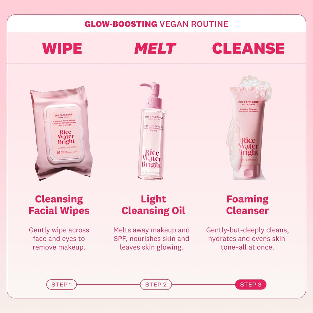 THE FACE SHOP ice Water Bright Foaming Facial Cleanser 300ml