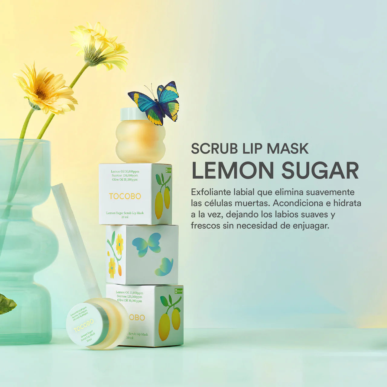 TOCOBO Lemon Sugar Scrub Lip Mask 20ml