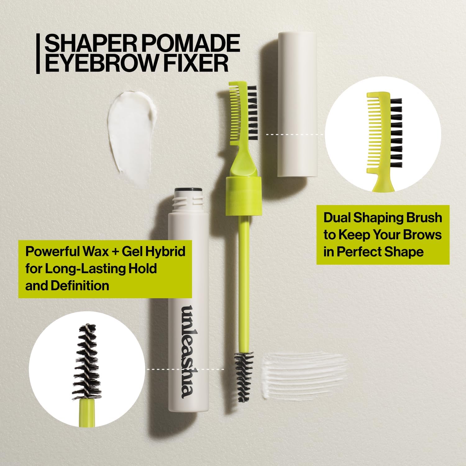 UNLEASHIA Shaper Pomade Eyebrow Fixer N° 1 Clear 8.5g