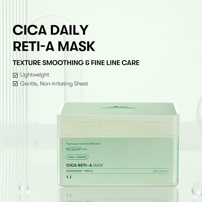 VT COSMETICS CICA Reti-A Mask (30EA)350g