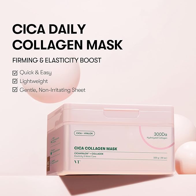 VT COSMETICS Cica Collagen Mask (30EA)320G