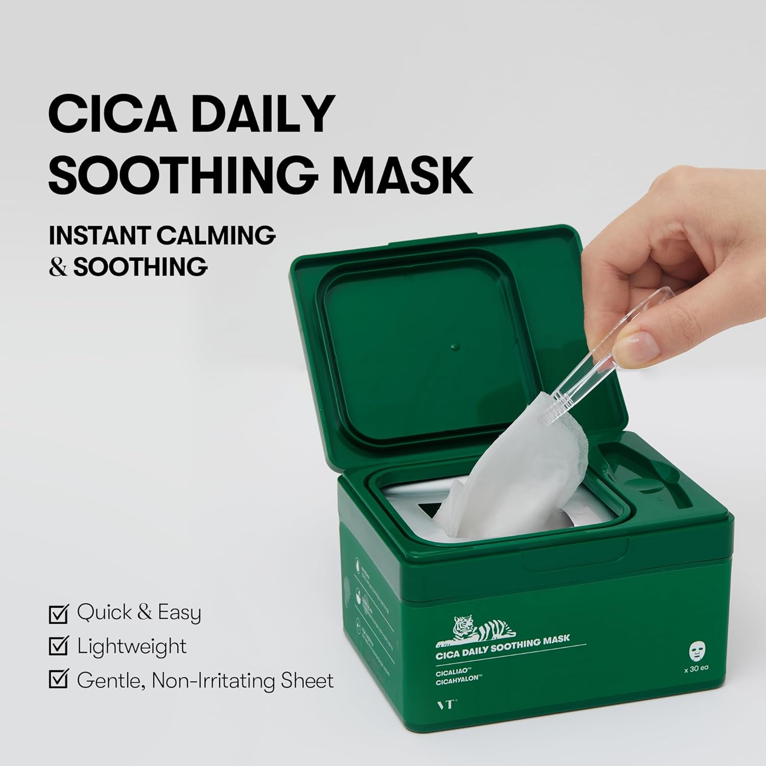 VT COSMETICS Cica Daily Soothing Mask (30EA) 350G