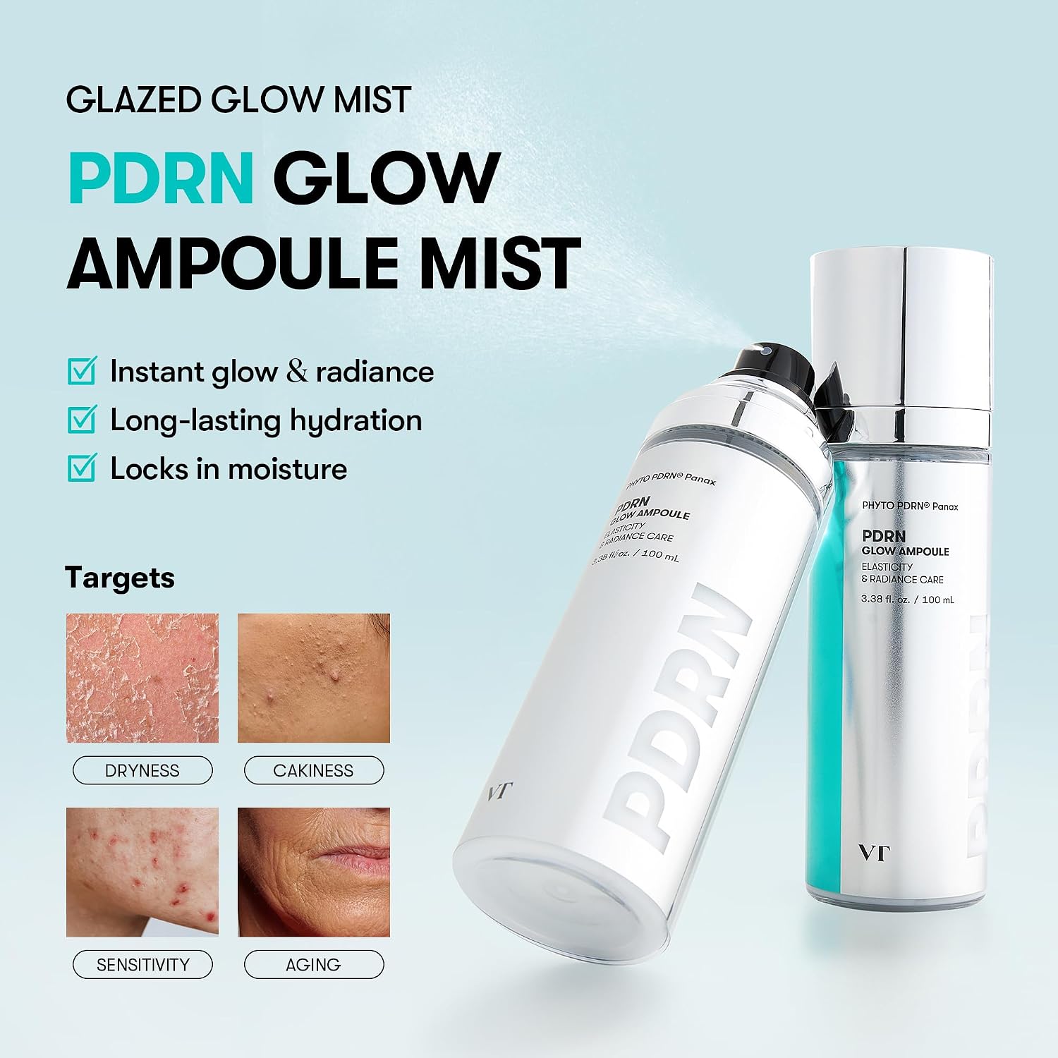 VT COSMETICS PDRN Glow Ampoule 100ml