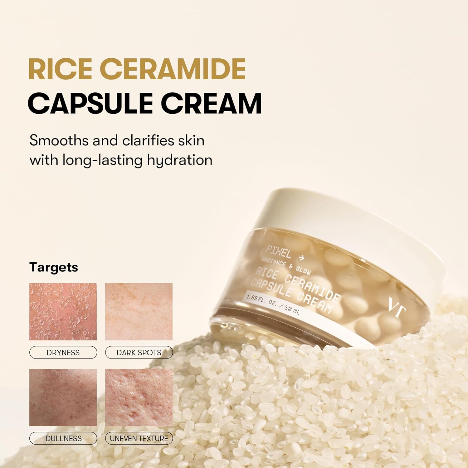 VT COSMETICS Rice Ceramide Capsule Cream 50ml