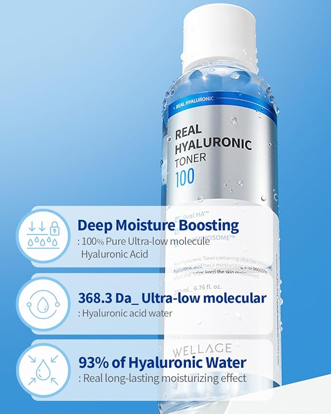 WELLAGE Real Hyaluronic Toner 200ml