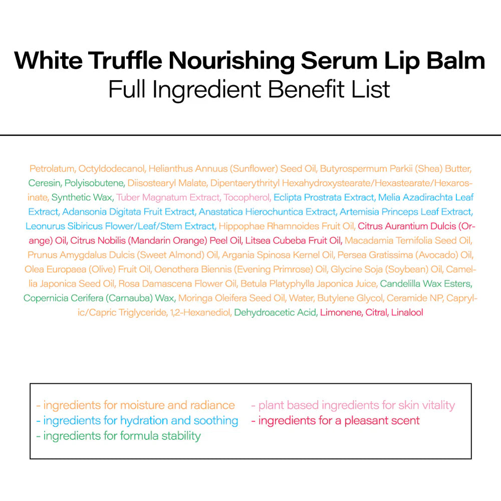D'ALBA White Truffle Nourishing Serum Lip Balm 3.6g
