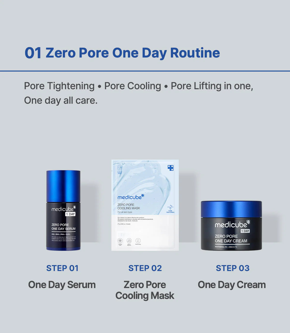 MEDICUBE Zero Pore Cooling Mask 2pz