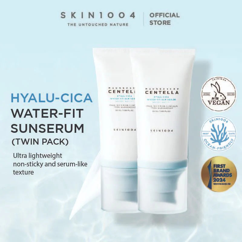 SKIN1004 Twin Pack Protector Solar Hyalu-Cica Water-Fit Sun Serum